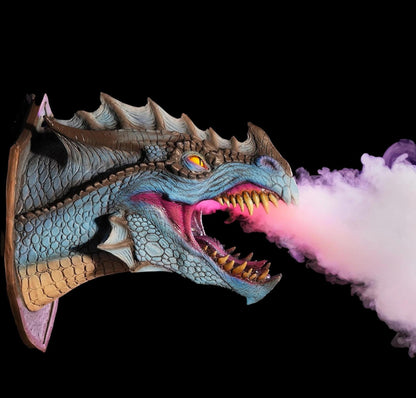 🐲Dragon Head Wall Mount Prop("Smoke & Fire")