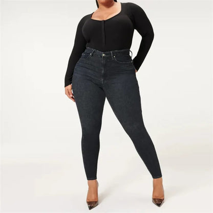 🎉LAST DAY 49% OFF - 🔥Shapewear Belly Lift Butt Lift Vintage Comfort Control Jeans