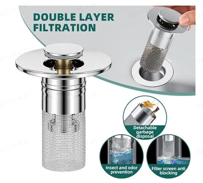 🔥HOT SALE 49% OFF🔥Isolate odor and prevent cockroaches-Stainless Steel Floor Drain Filter