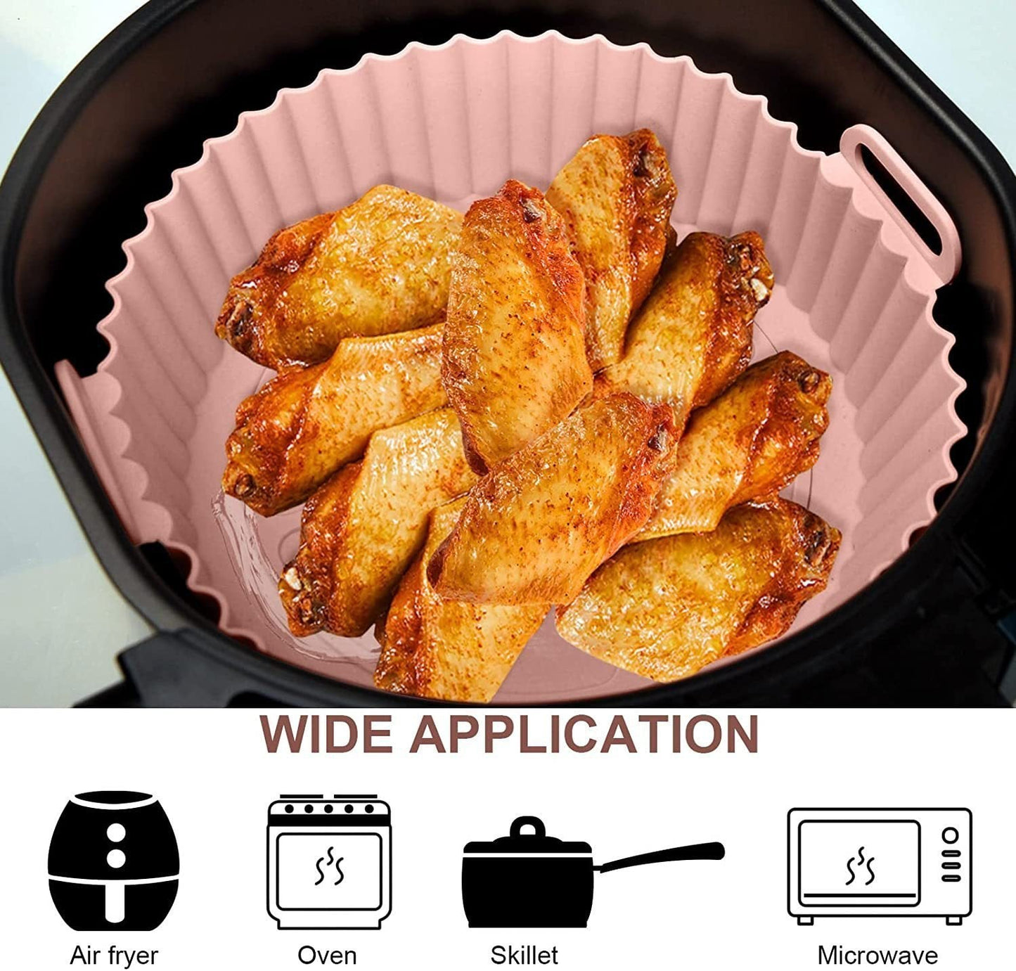 Air Fryer Silicone Baking Tray - Reusable