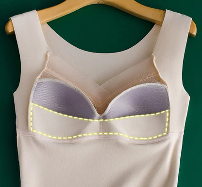 2-in-1 Built-in Bra Thermal Underwear