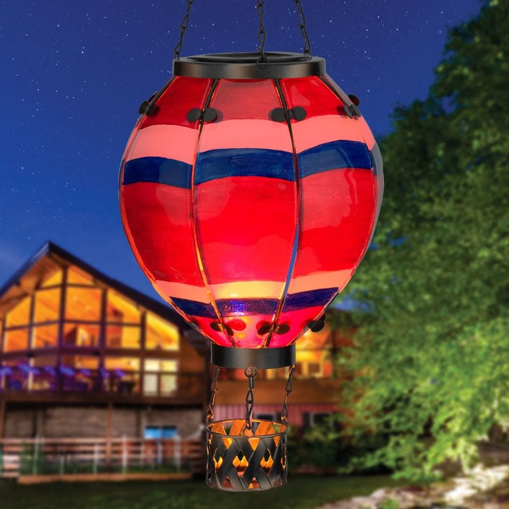 🔥Hot Sale Promotion 49% OFF - Solar Hot Air Balloon With simulated flame effect