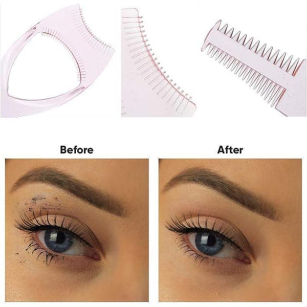 Latulo 3 in 1 Eyelashes Tools Mascara Shield Applicator Guard