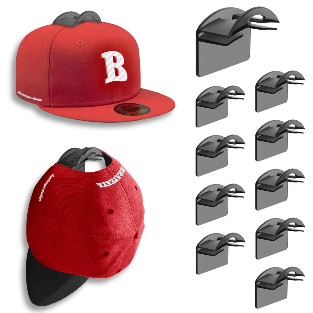 Baseball Hat Holder for Wall