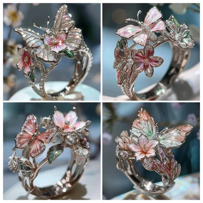 🌸Butterfly Flower Ring🌸