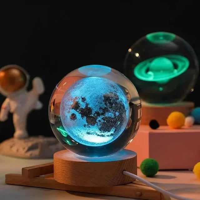 3D Planet Crystal Ball