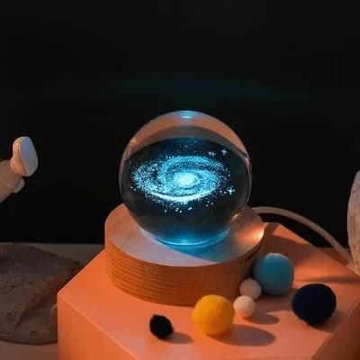 3D Planet Crystal Ball