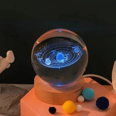 3D Planet Crystal Ball