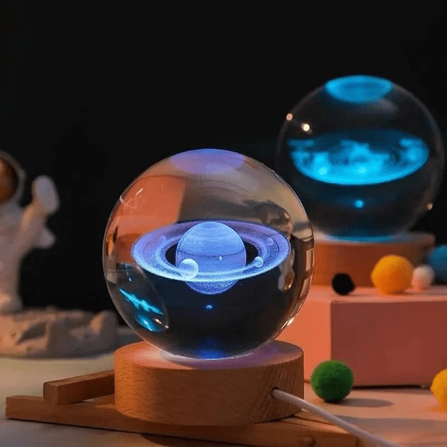 3D Planet Crystal Ball