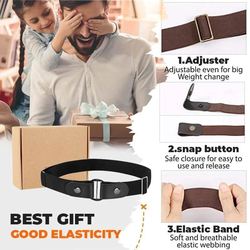 (🔥 Hot Sale- 49% OFF🔥) Buckle-free Invisible Elastic Waist Belts