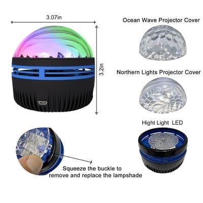 2 in 1 Sky and Ocean Projector