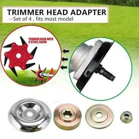 6-Steel Blades Trimmer Head