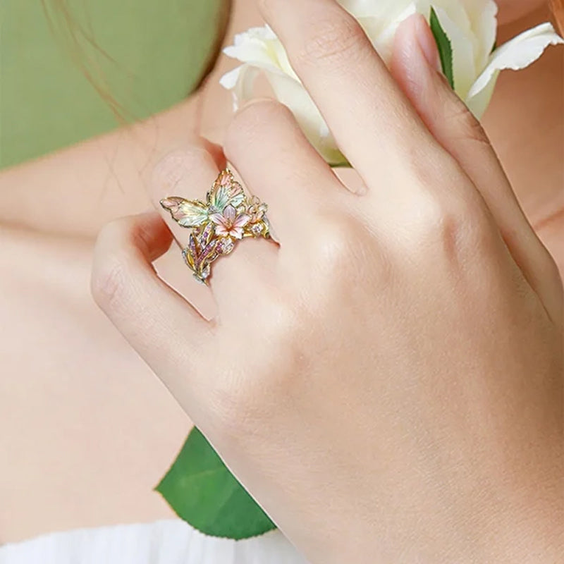 🌸Butterfly Flower Ring🌸