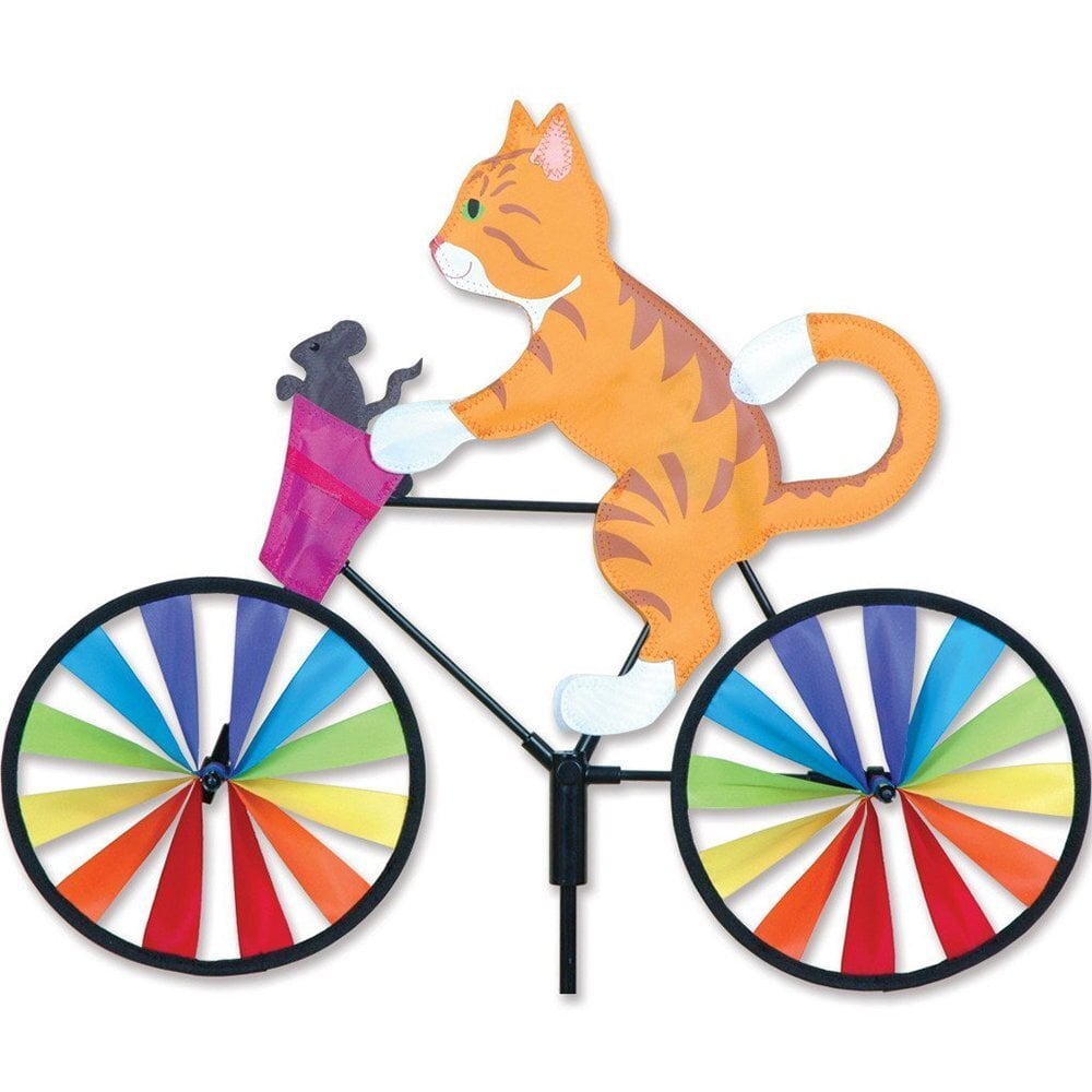 Saturatione Cat Bicycle Wind Spinner