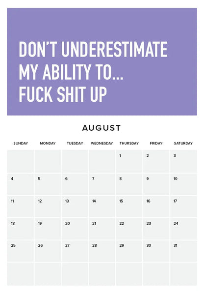 ADULTING IS HARD 2024 CALENDAR