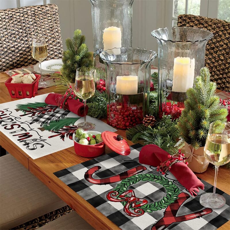 Christmas Plaid Placemat