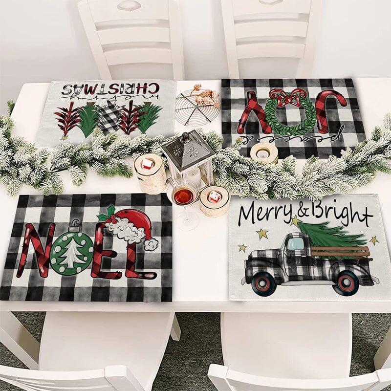 Christmas Plaid Placemat