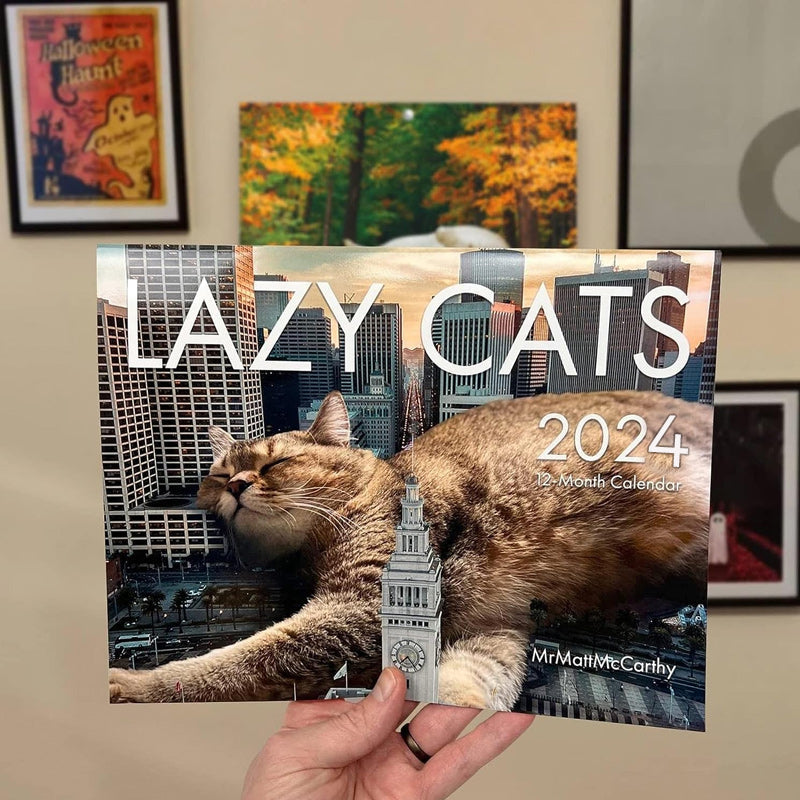 2024 Lazy Cat Calendar