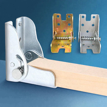 90 degree self-locking folding hinge