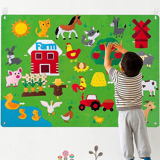 🦖Children's Teaching Felt Board