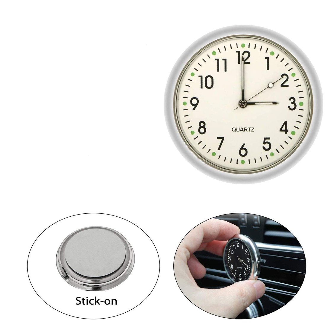 Car Metal Clock Decoration