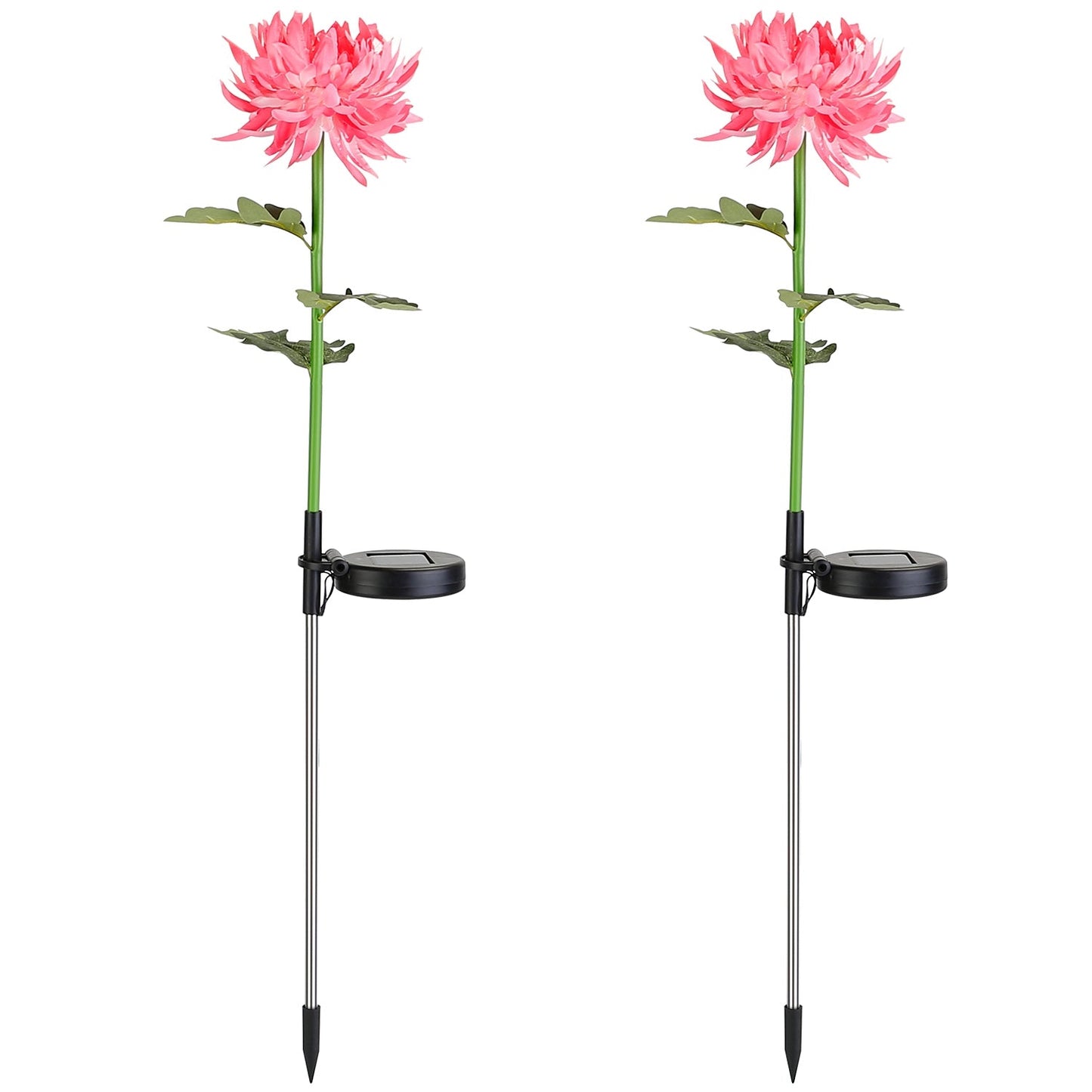 2-Pack: Solar LED Chrysanthemum Lights