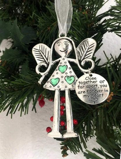 💗Crazy Beautiful Friends Forever -👼 Angel Ornament Christmas Gift