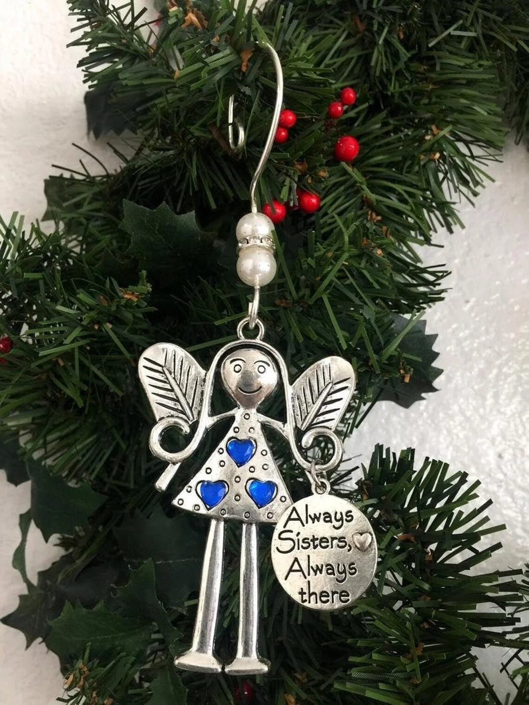 💗Crazy Beautiful Friends Forever -👼 Angel Ornament Christmas Gift