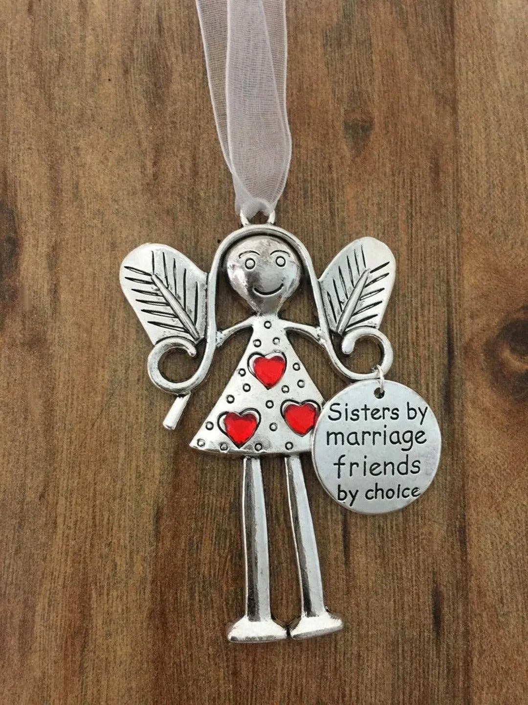 💗Crazy Beautiful Friends Forever -👼 Angel Ornament Christmas Gift