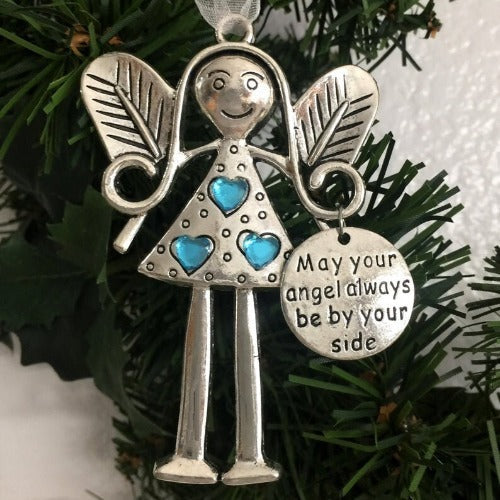 💗Crazy Beautiful Friends Forever -👼 Angel Ornament Christmas Gift