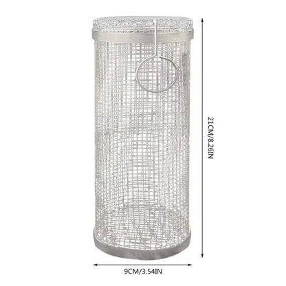 2023 Hot Sale BBQ outdoor grill net / Barbecue stainless steel wire mesh cylinder