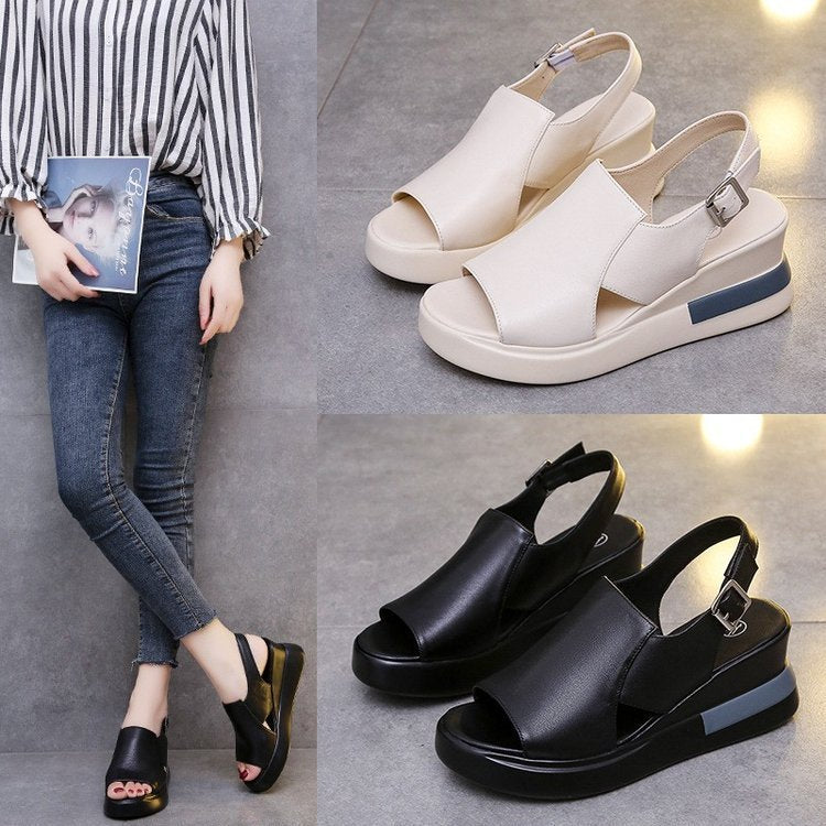 💥Last Day Promotion 50% OFF🔥 - ✨Women's Summer Fashion Waterproof Platform High-Heeled Sandals