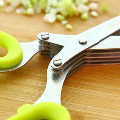 Viphroon 5 Blade Kitchen Salad Scissors