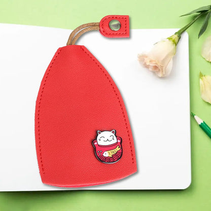 Creative pull-out cute large-capacity car key case