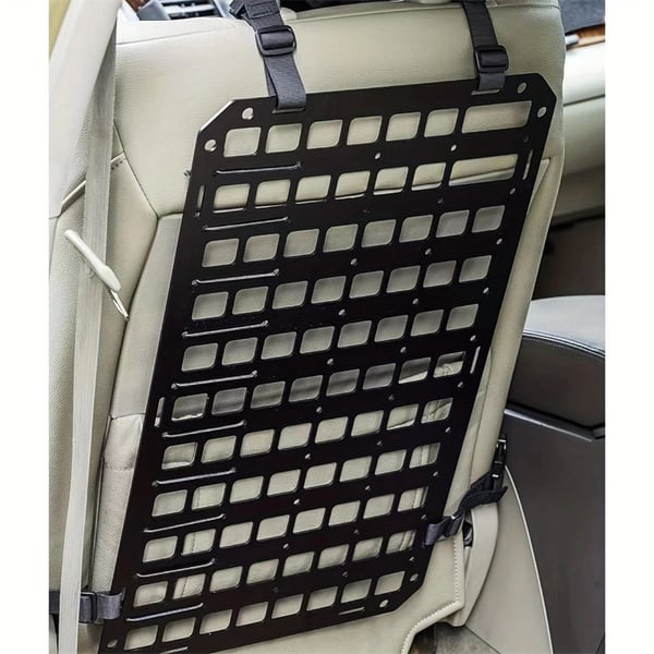 Car Seat Back MOLLE Storage Panel