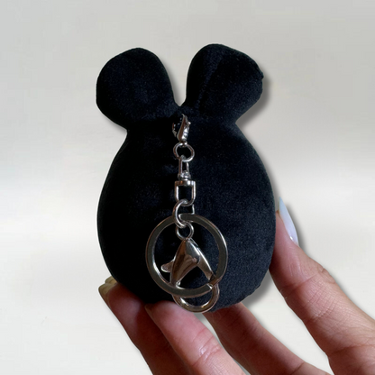 Black Mini POU Keychain