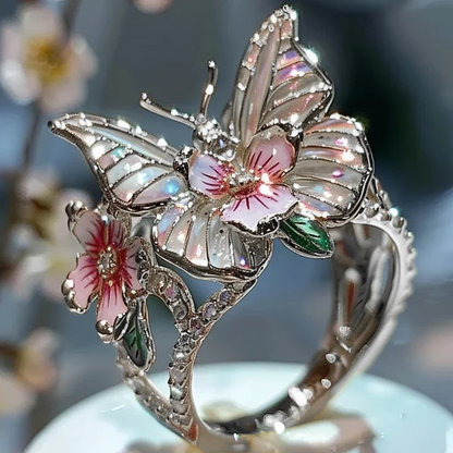 🌸Butterfly Flower Ring🌸