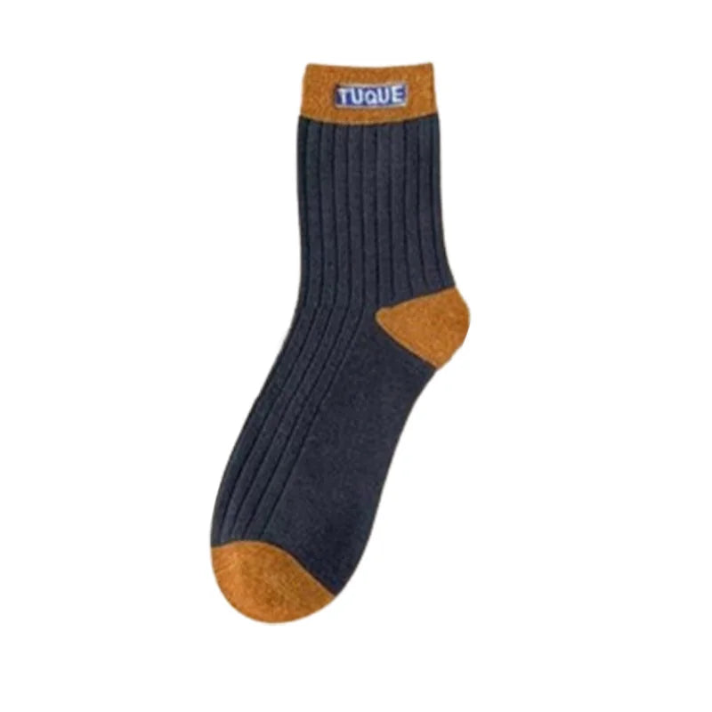 Colorblock Thermal Mid-Calf Socks