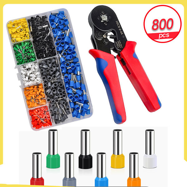 800 Pieces Crimping Terminal Set