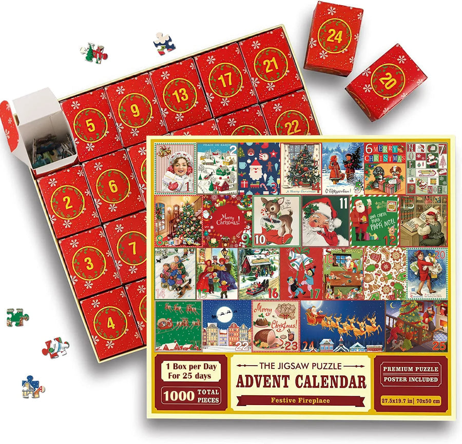 🎄Christmas Hot Sale🔥Christmas Advent Calendar Jigsaw Puzzle 🧩