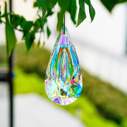 120mm AB-Color Hanging Crystals Prism Suncatcher