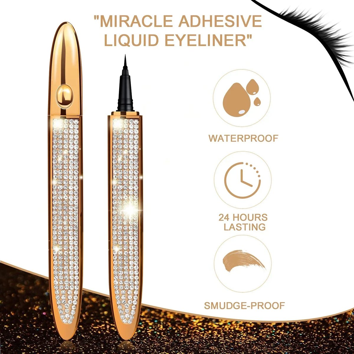 🔥🔥adhesive Eyeliner Eyelash Glue Pencil