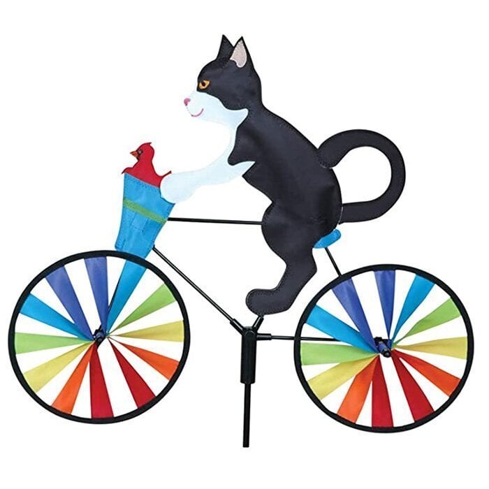 Saturatione Cat Bicycle Wind Spinner