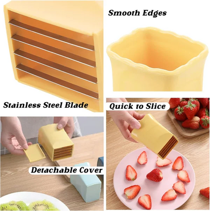 2023 New Fruit Egg Stainless Steel Cup Slicer