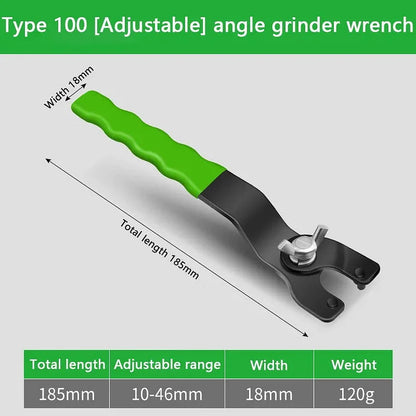 Angle Grinder Wrench Thickened Disassembly Tool Adjustable