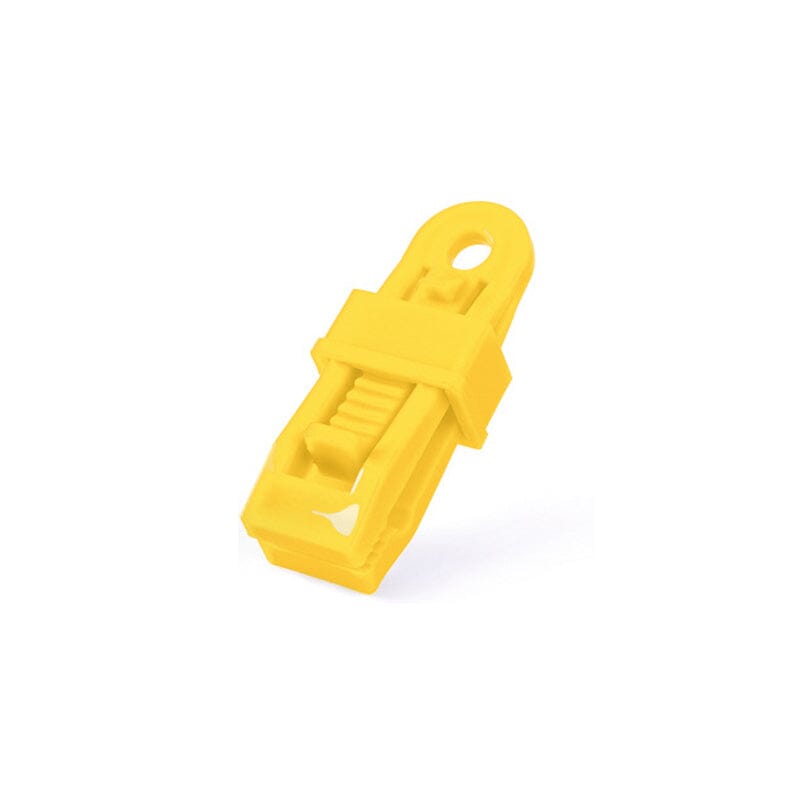 Adjustable robust locking handle clip