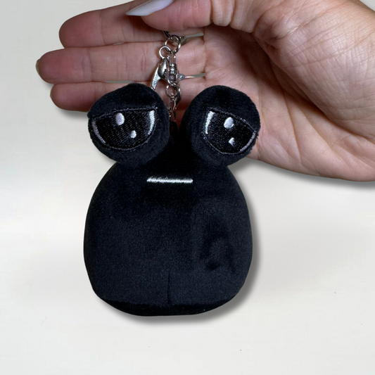 Black Mini POU Keychain