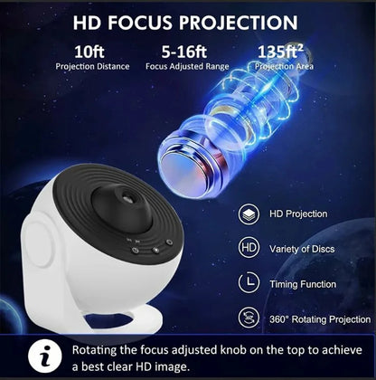 Jwere Galaxy Starry Sky Projector 