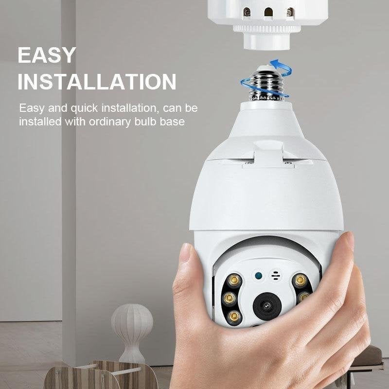 5G Wireless Wifi Light Bulb Security Camera