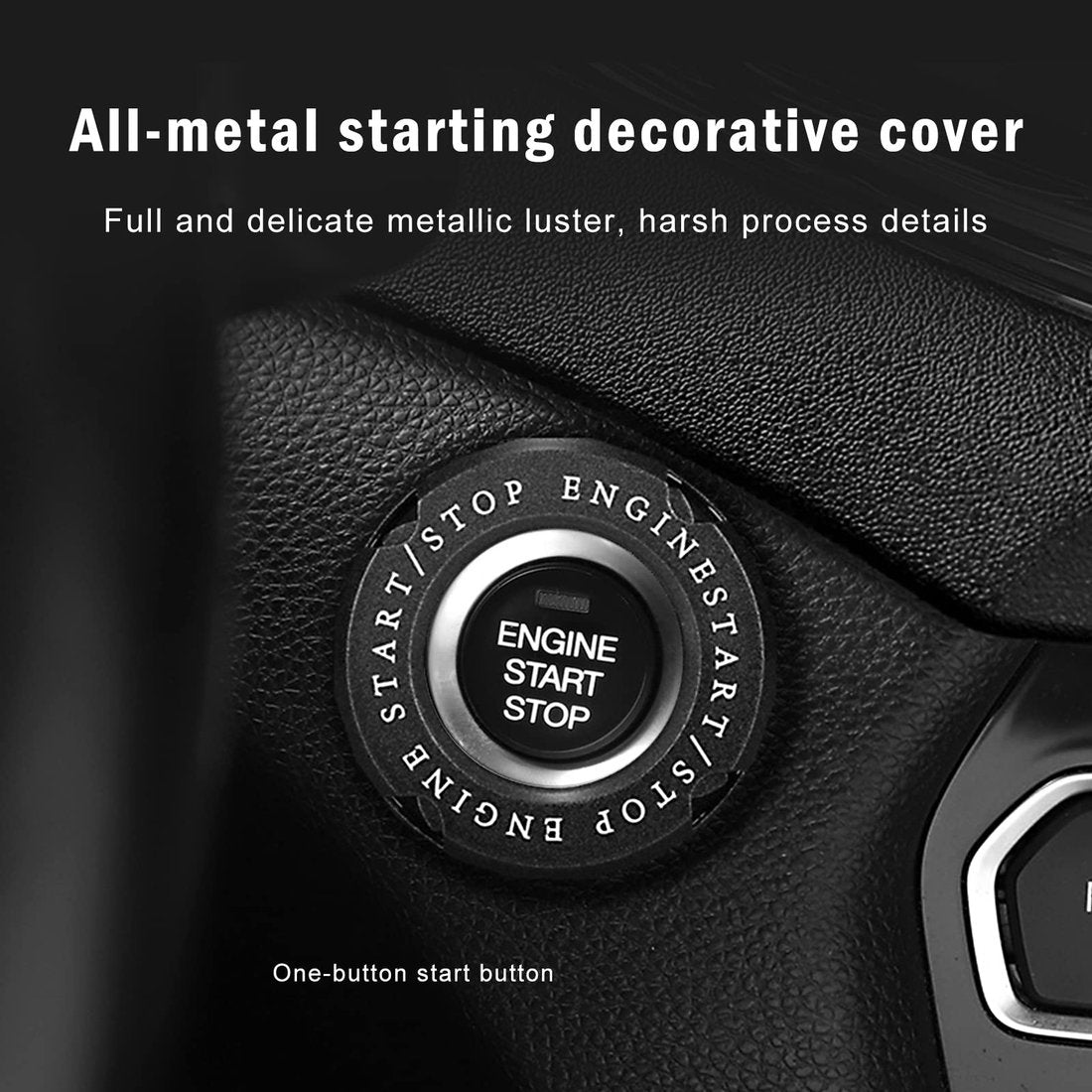 Car Start Button Zinc Alloy Cover